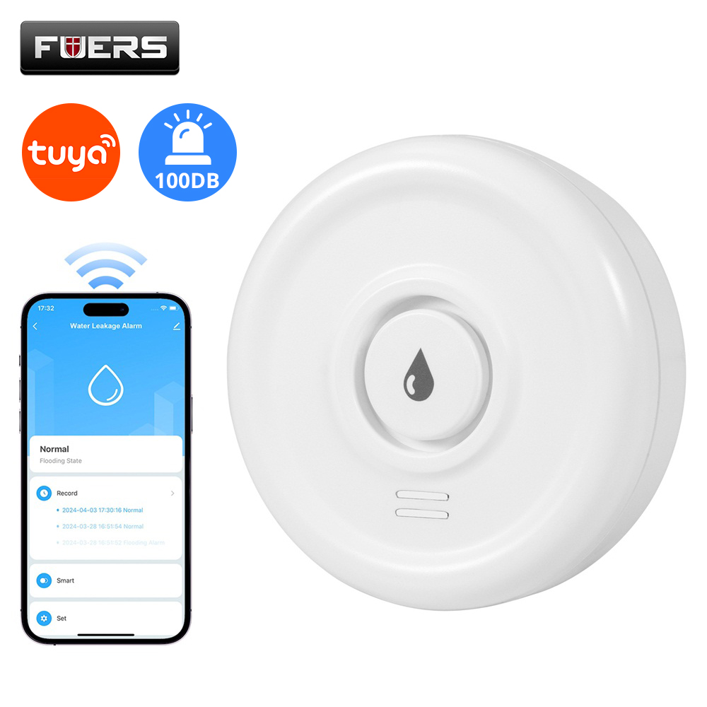 Home Security Equipment - Fuers Water Leakage Detector Smart Home