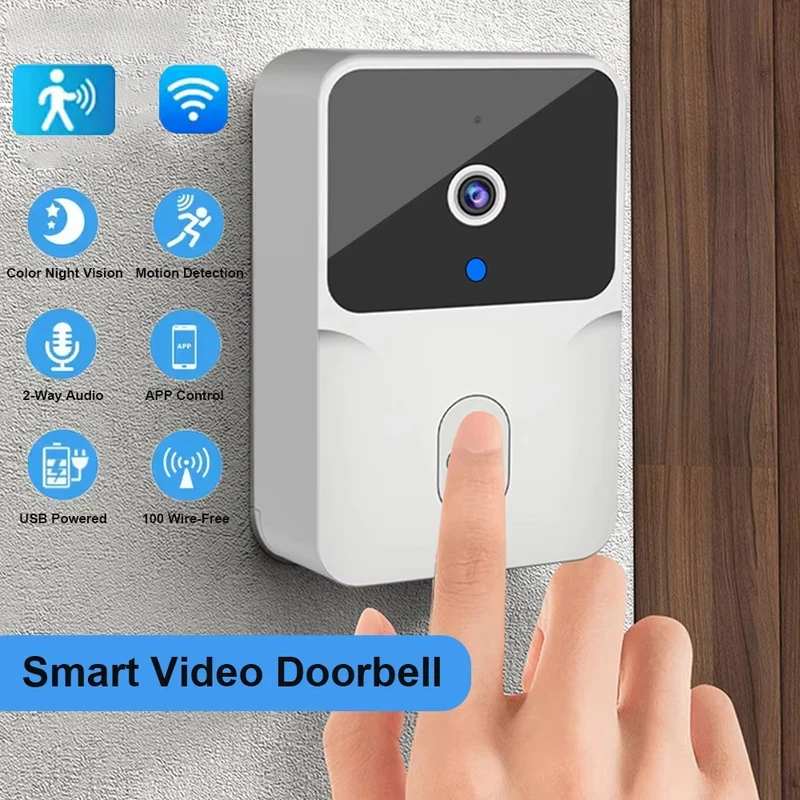 Home Security Doorbell Camera - Smart Home WiFi Video Doorbell Wireless