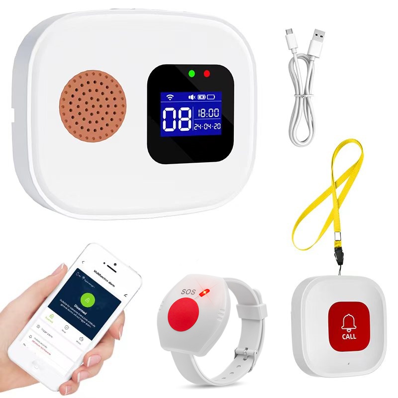 Home Security Equipment - Emergency Call Button for Seniors, Tuya