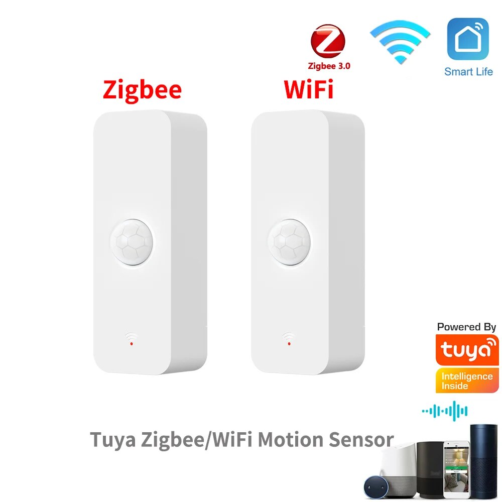 Home Security With Ai - Tuya WiFi Zigbee PIR Motion Sensor