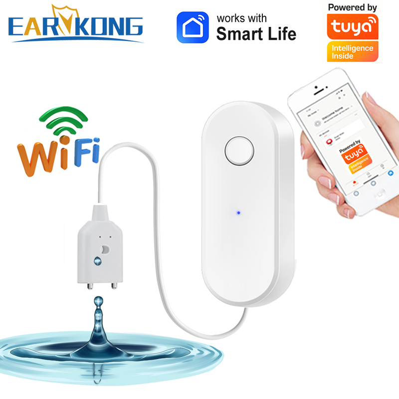 Home Security Equipment - Tuya WiFi Smart Water Leak Sensor