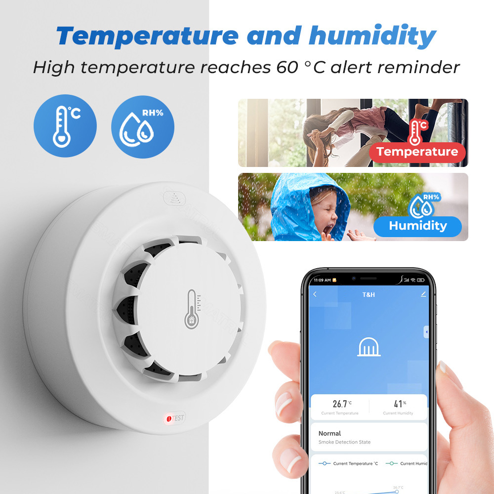 Tuya WiFi Temperature and Humi - огляд і ціна Home Security Alarm