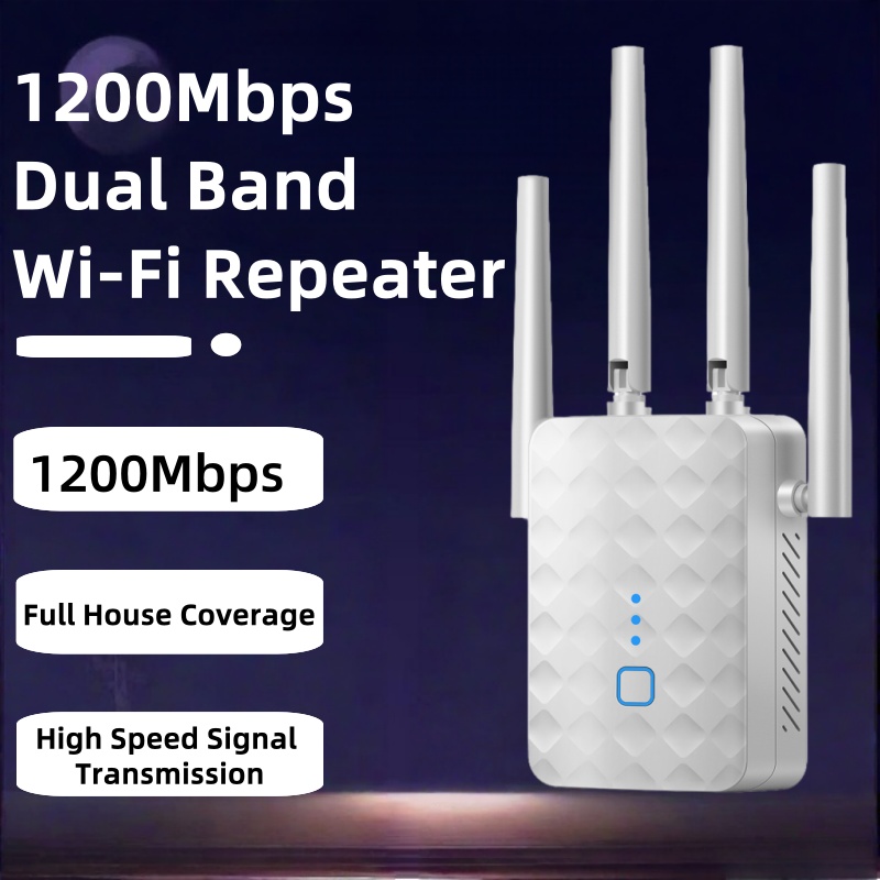 1200Mbps Dual Band WiFi Repeat - огляд і ціна Home Security Network