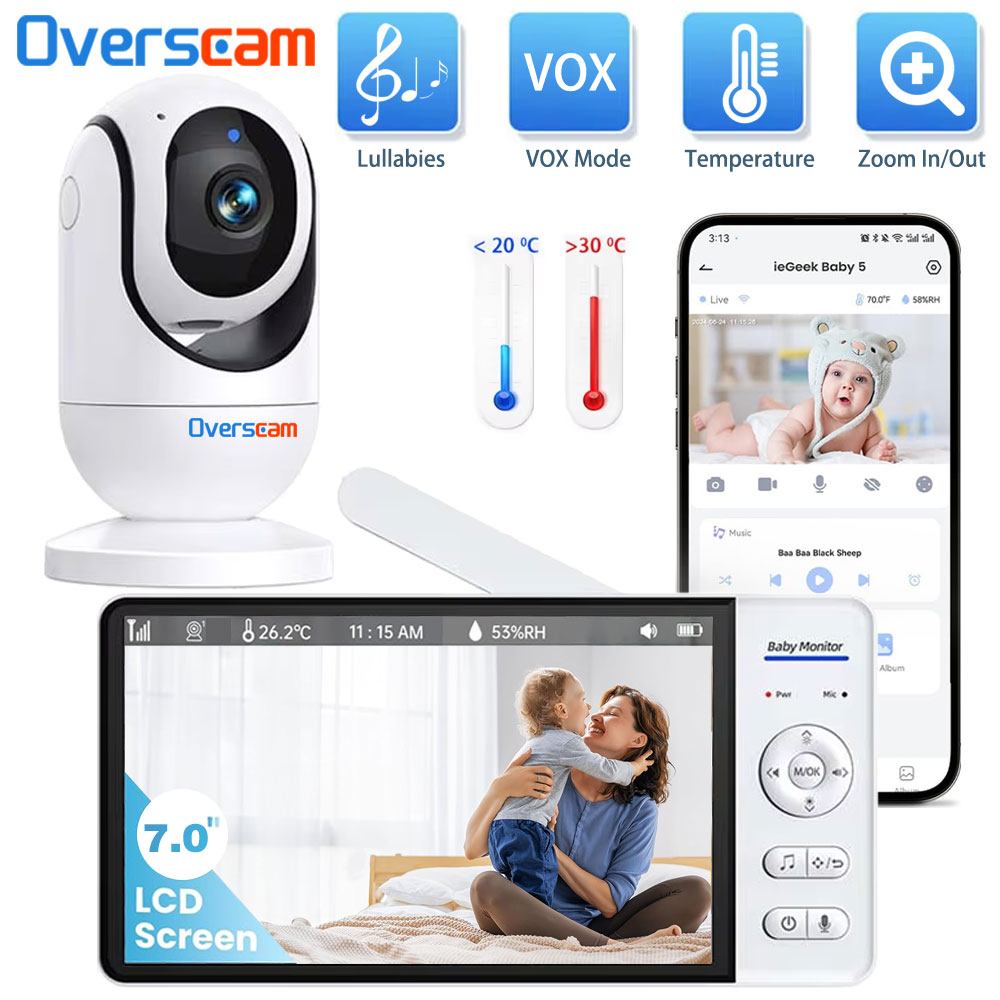 7.0 Inch Screen Baby Monitor 5 - огляд і ціна Home Security Cameras Uk