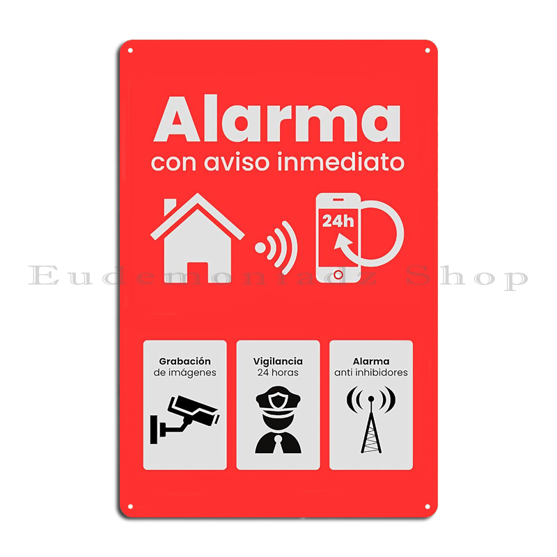Retro 24h Alarm System Metal S - огляд і ціна Home Security Alarm