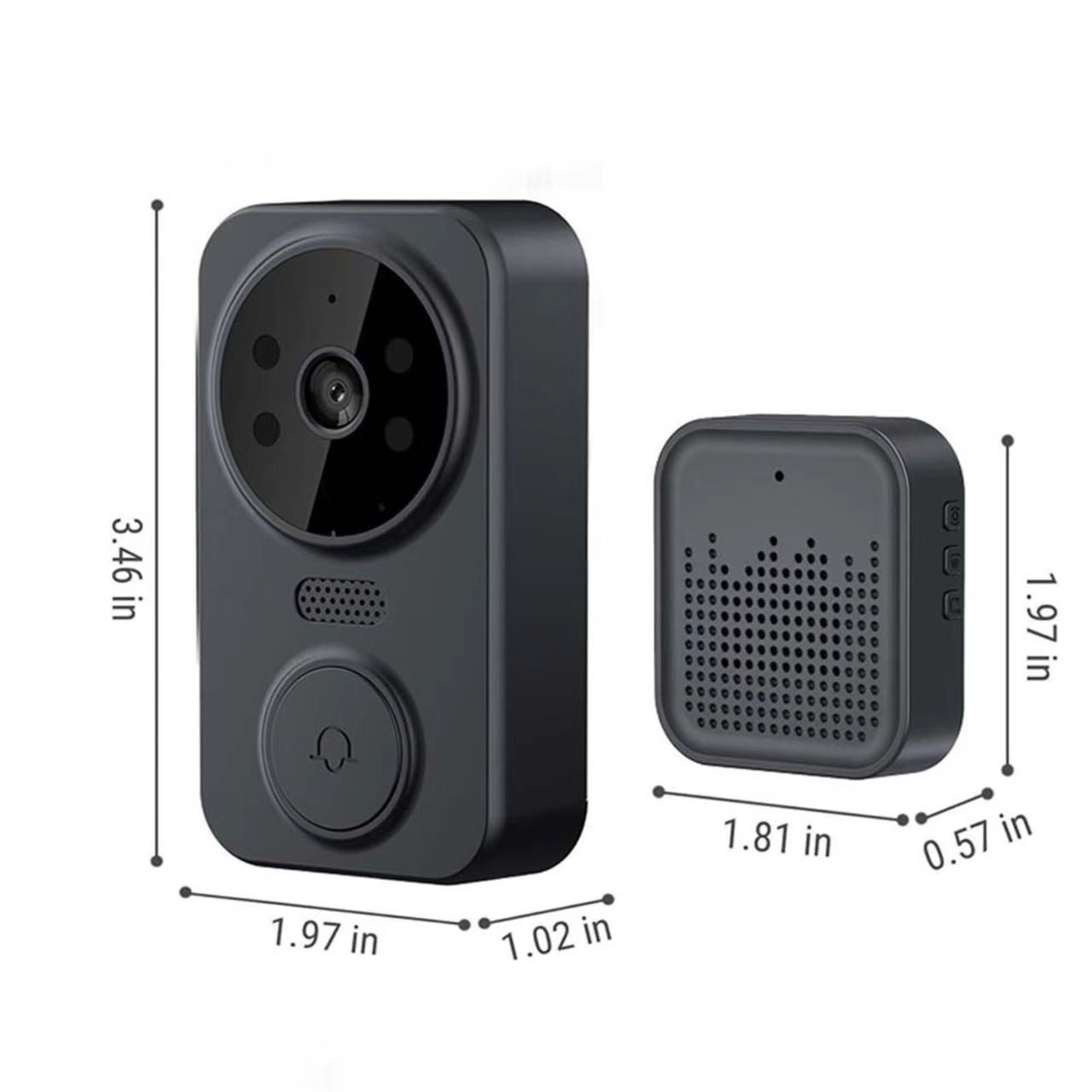 Tuya WIFI Doorbell Smart Home  - огляд і ціна Home Security Doorbell Camera