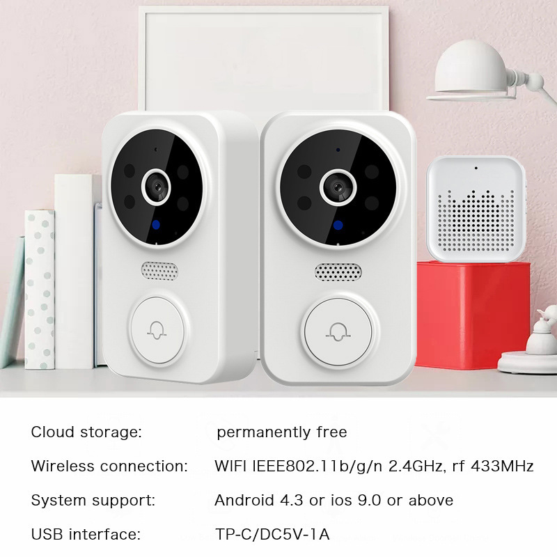 Tuya WIFI Doorbell Smart Home  - огляд і ціна Home Security Doorbell Camera