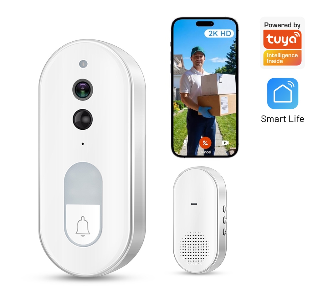 Tuya Smart Video Doorbell Wire - огляд і ціна Home Security Doorbell Camera