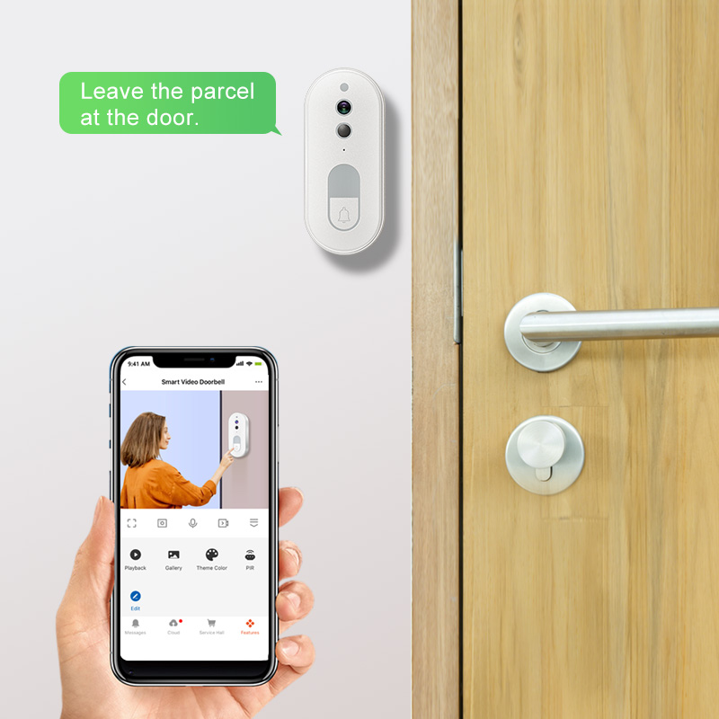 Tuya Smart Video Doorbell Wire - огляд і ціна Home Security Doorbell Camera