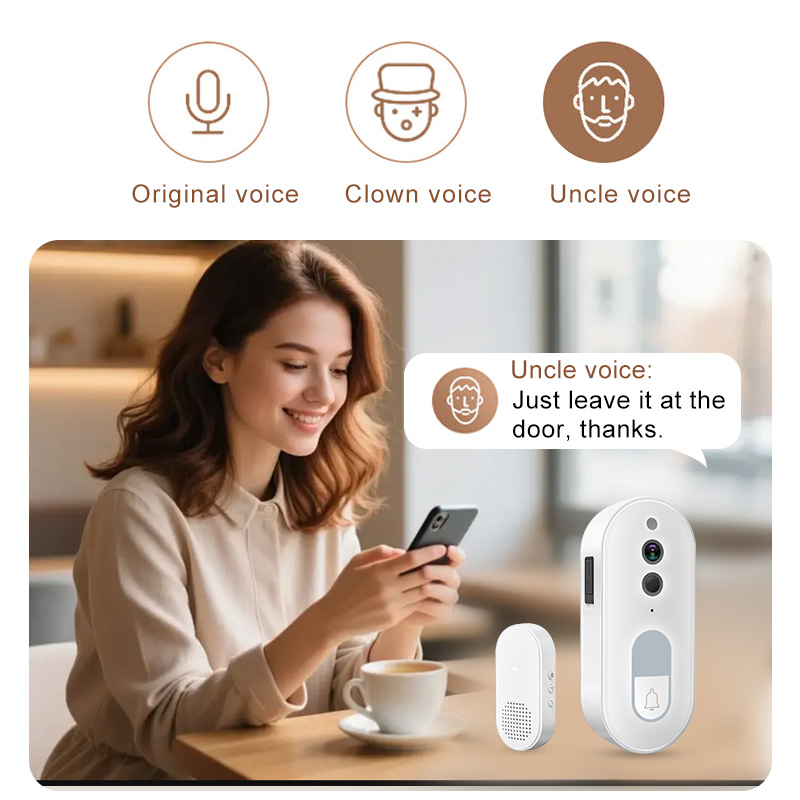 Tuya Smart Video Doorbell Wire - огляд і ціна Home Security Doorbell Camera