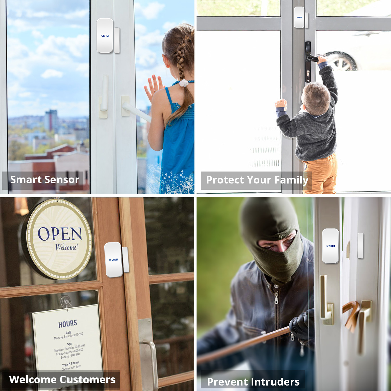 KERUI D035 433MHz Wireless Win - огляд і ціна Home Security Equipment