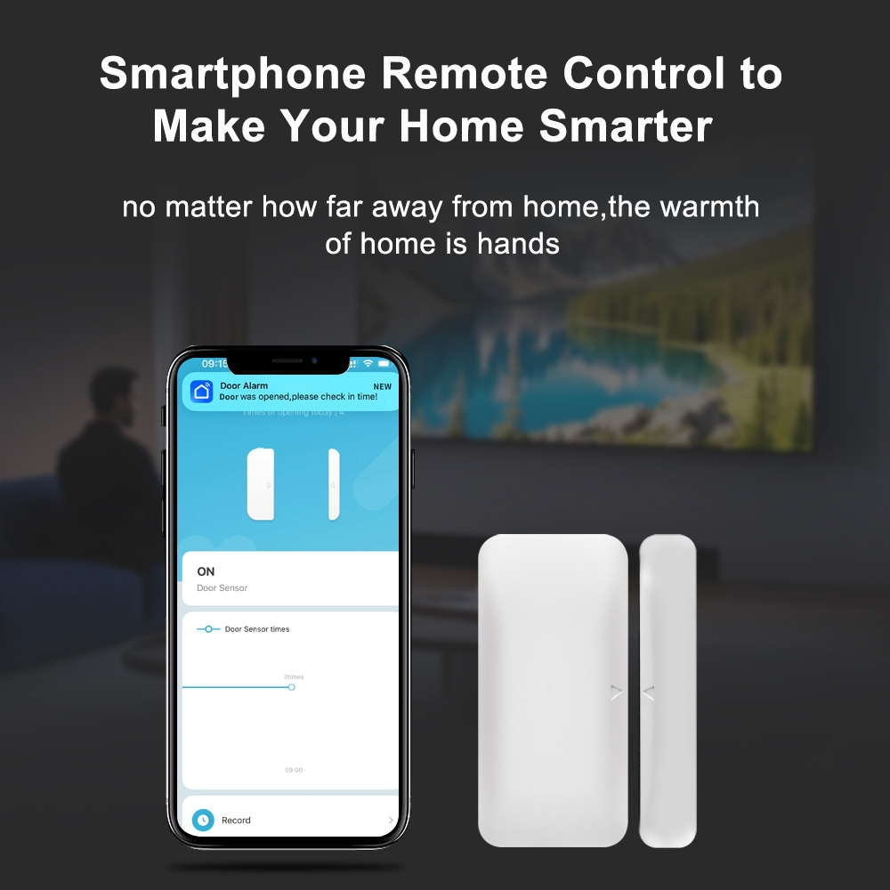 Tuya Zigbee Wireless Door Wind - огляд і ціна Home Security Equipment