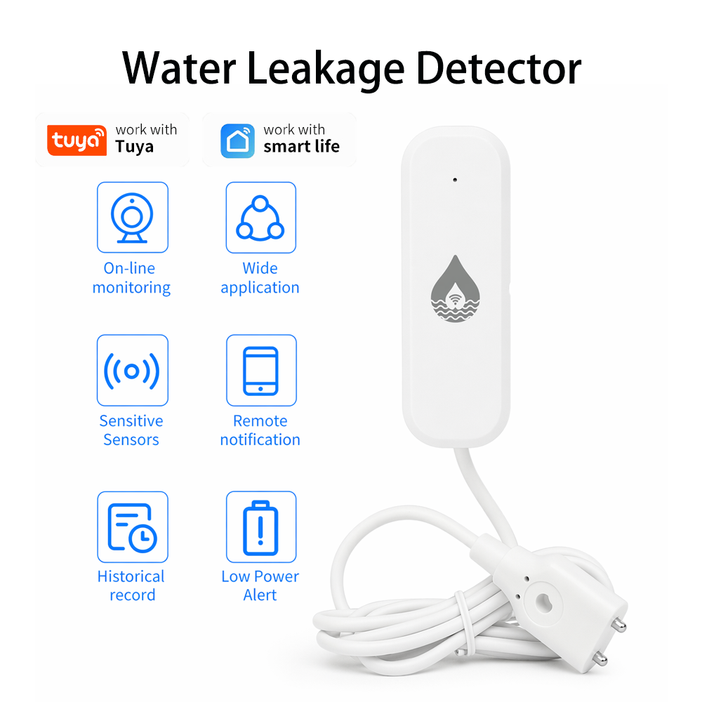 YFK WiFi/Zigbee Water Leakage  - огляд і ціна Home Security With Ai