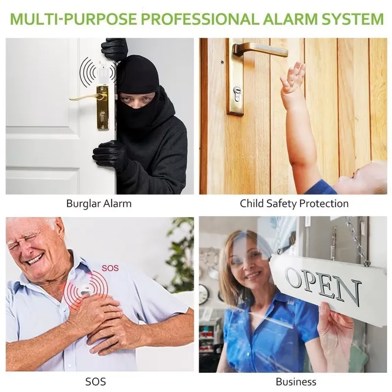 House Burglar Alarm Kit Auto D - огляд і ціна Home Security Alarm