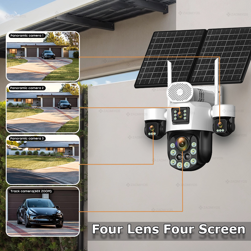 4 Lens Outdoor 360° Surveillan - огляд і ціна Home Security Guard