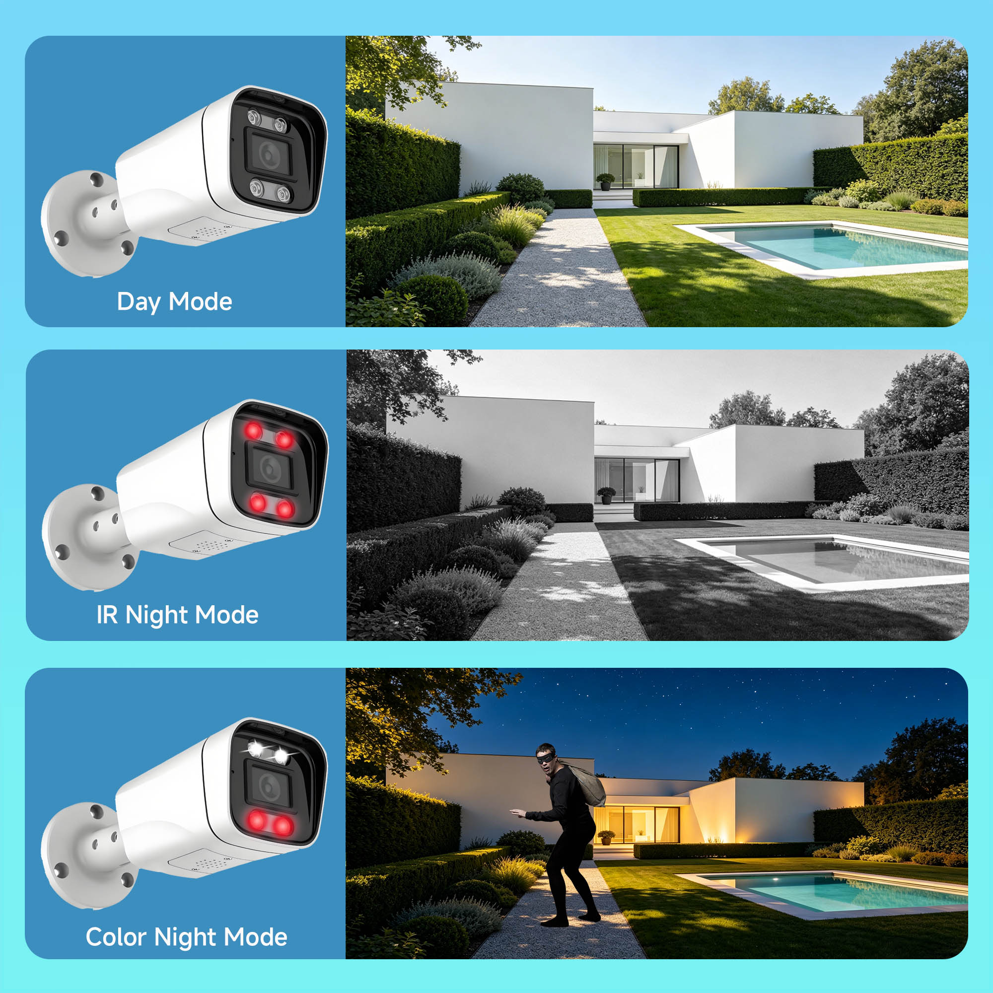BFMore 8MP 4K Ai Human Detecti - огляд і ціна Home Security With Ai