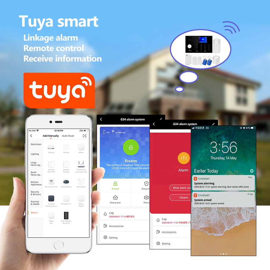 KERUI 4G Alarm with Doorbell R - огляд і ціна Home Security Ring System