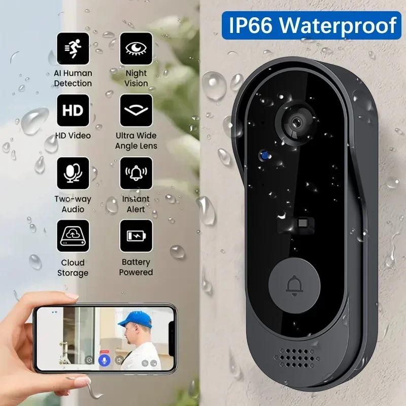 Video HD Wireless Waterproof D - огляд і ціна Home Security Doorbell Camera