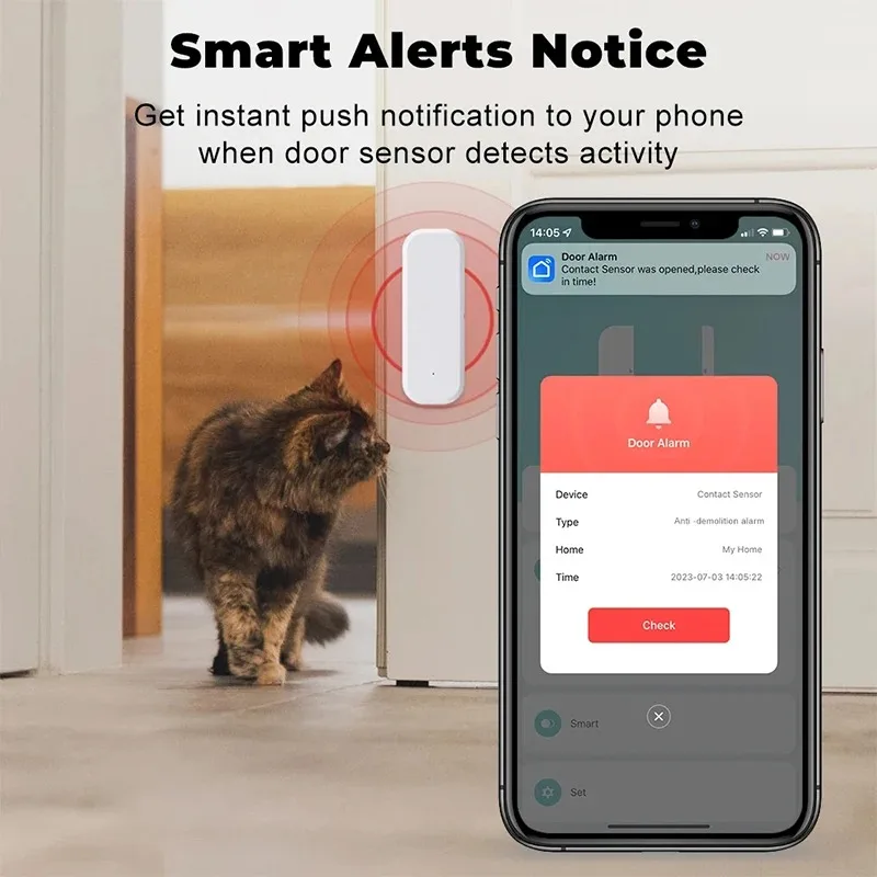 Tuya WiFi Smart Door Window Se - огляд і ціна Home Security Equipment