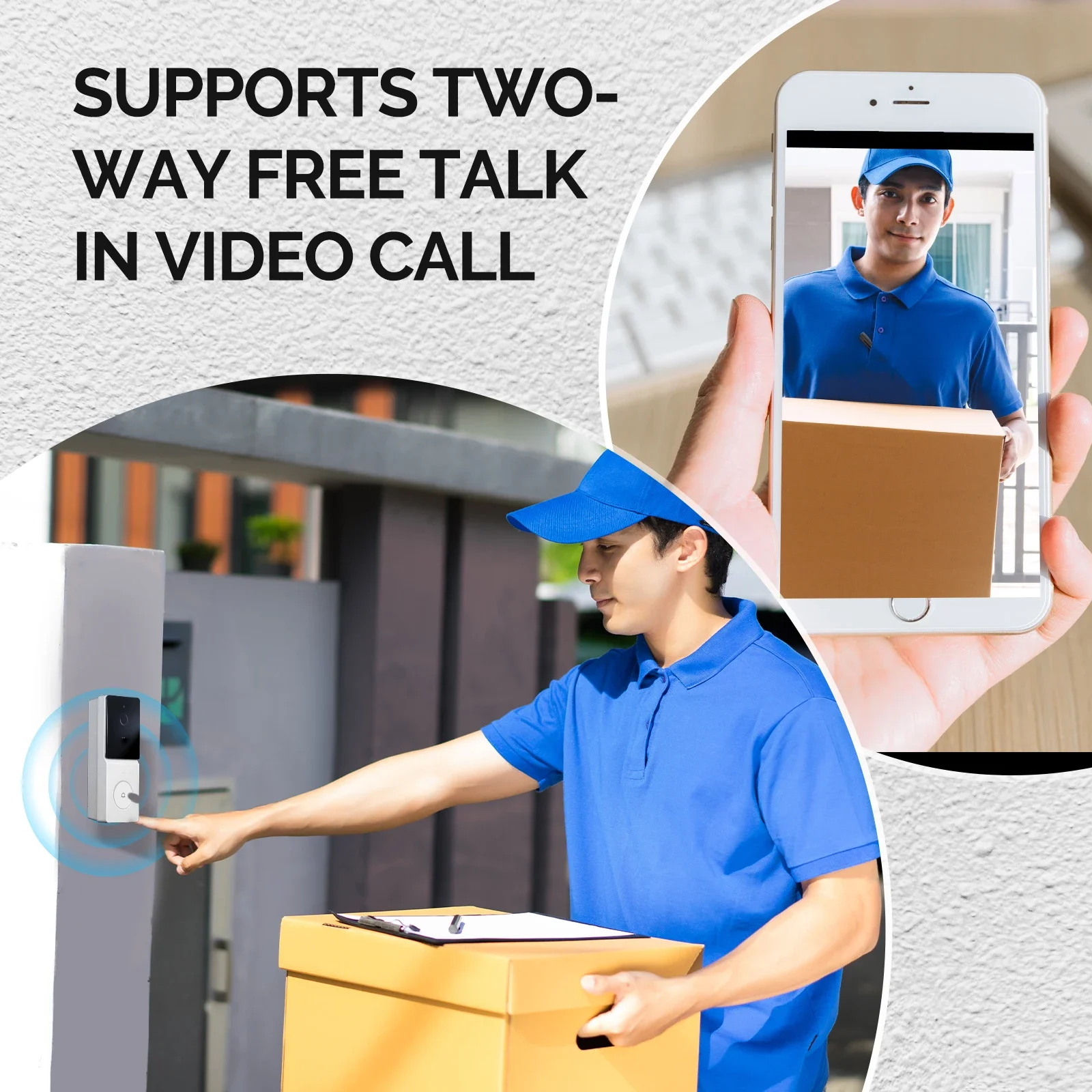 Tuya Smart WiFi Video Doorbell - огляд і ціна Home Security Doorbell Camera