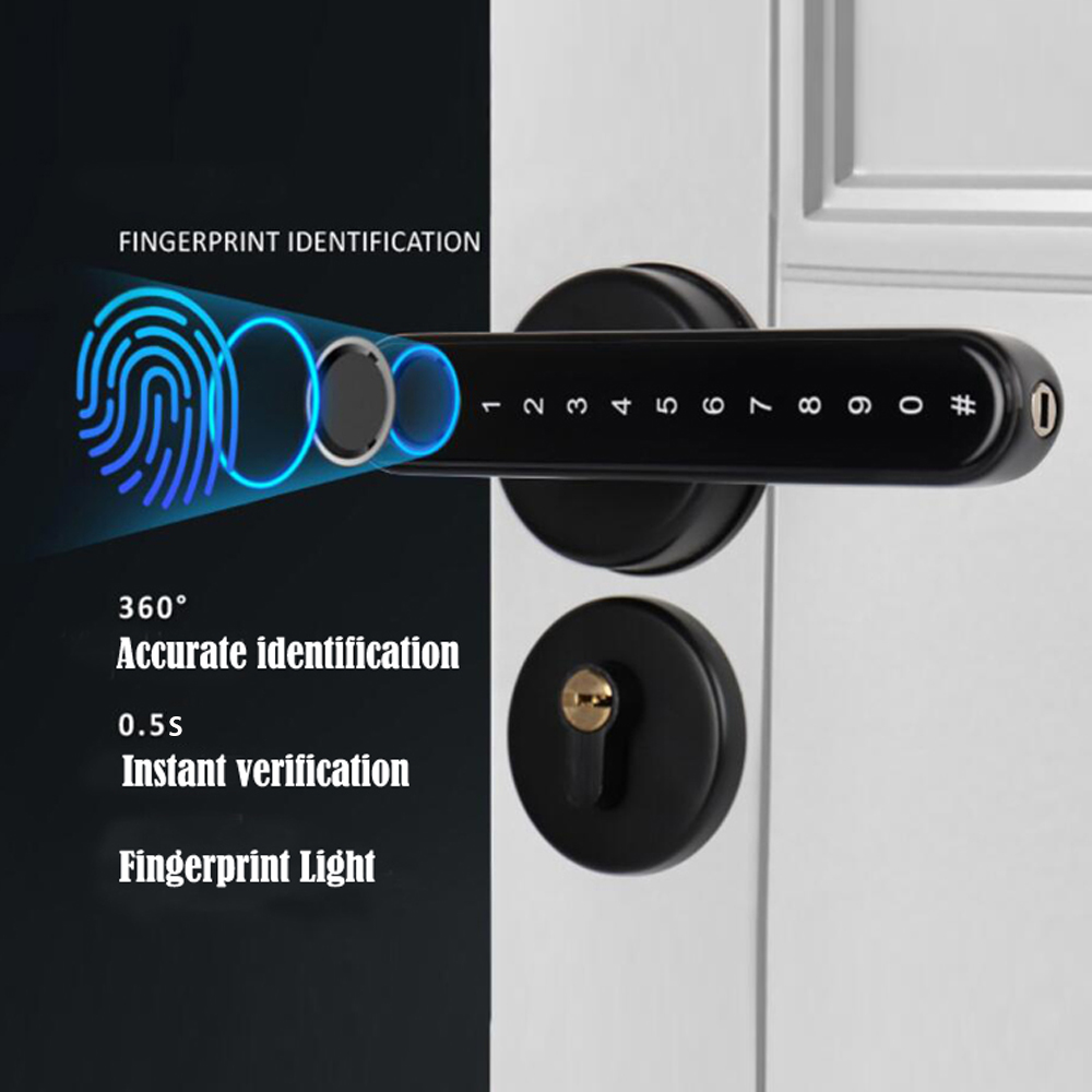 TTLock Smart Bluetooth Fingerp - огляд і ціна Home Security Locks For Doors