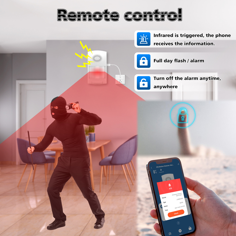 Tuya WiFi Smart Home Burglar A - огляд і ціна Home Security With Ai