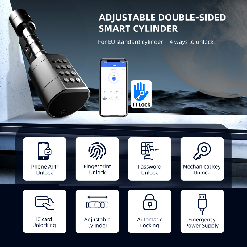 Smart Euro Cylindrical Door Lo - огляд і ціна Home Security Guard