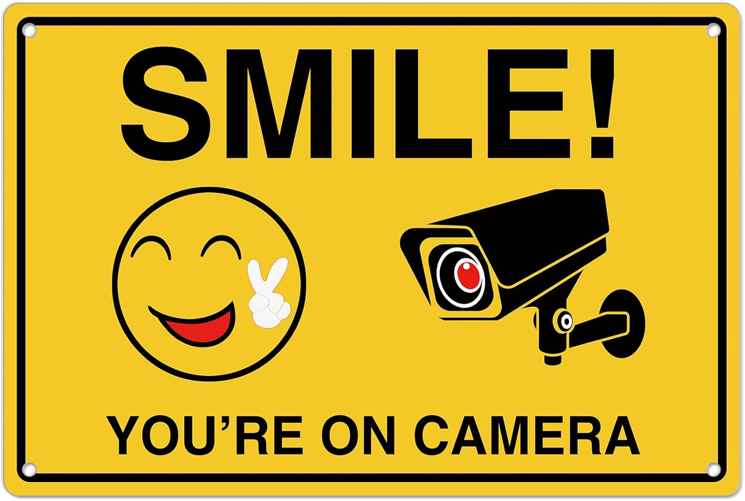 Smile Youre On Camera Signs ;  - огляд і ціна Home Security Guard