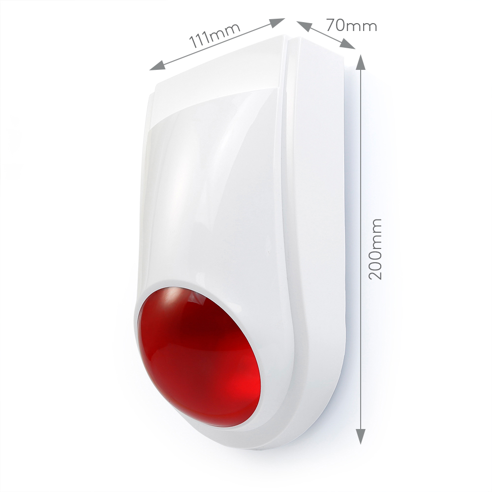 Wireless Flash Siren E6 Outdoo - огляд і ціна Home Security With Ai