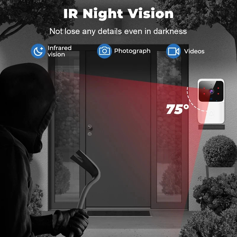 Smart Home WiFi Video Doorbell - огляд і ціна Home Security Doorbell Camera