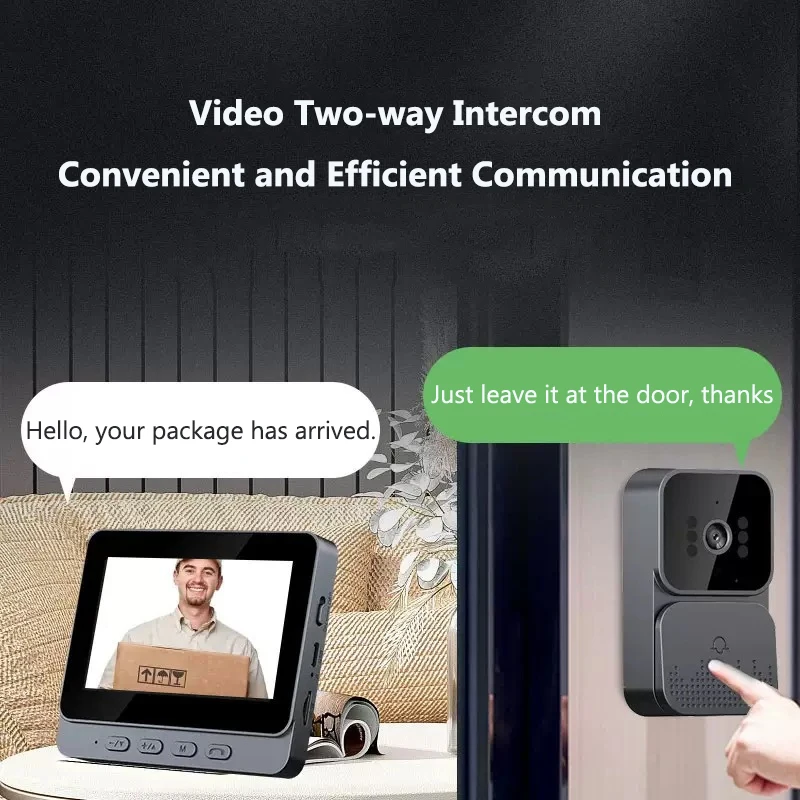 Wireless Video Intercom Doorbe - огляд і ціна Home Security Doorbell Camera