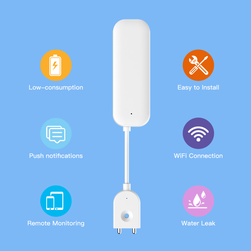 Tuya WiFi ZigBee Water Sensor  - огляд і ціна Home Security Guard