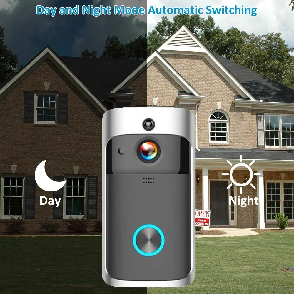 720P HD Smart Home Wireless WI - огляд і ціна Home Security Doorbell Camera