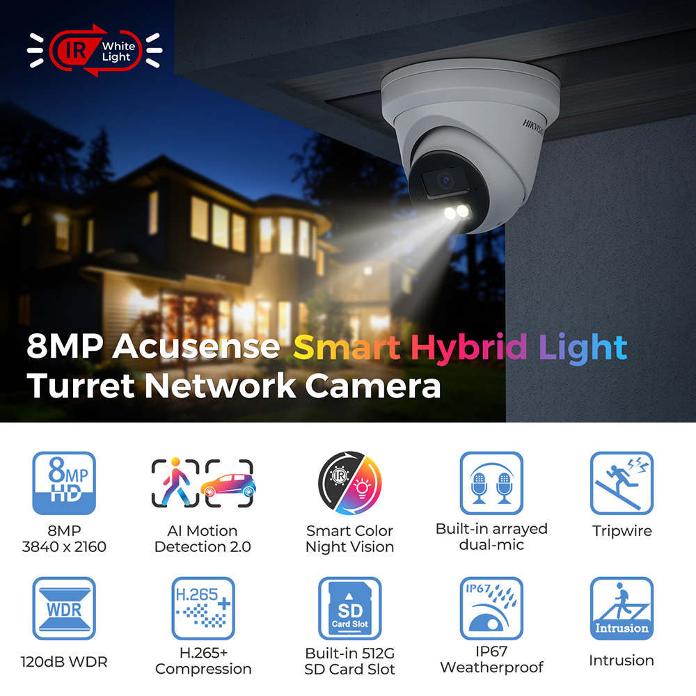 Hikvision DS-2CD2383G2-LI2U 8M - огляд і ціна Home Security Online