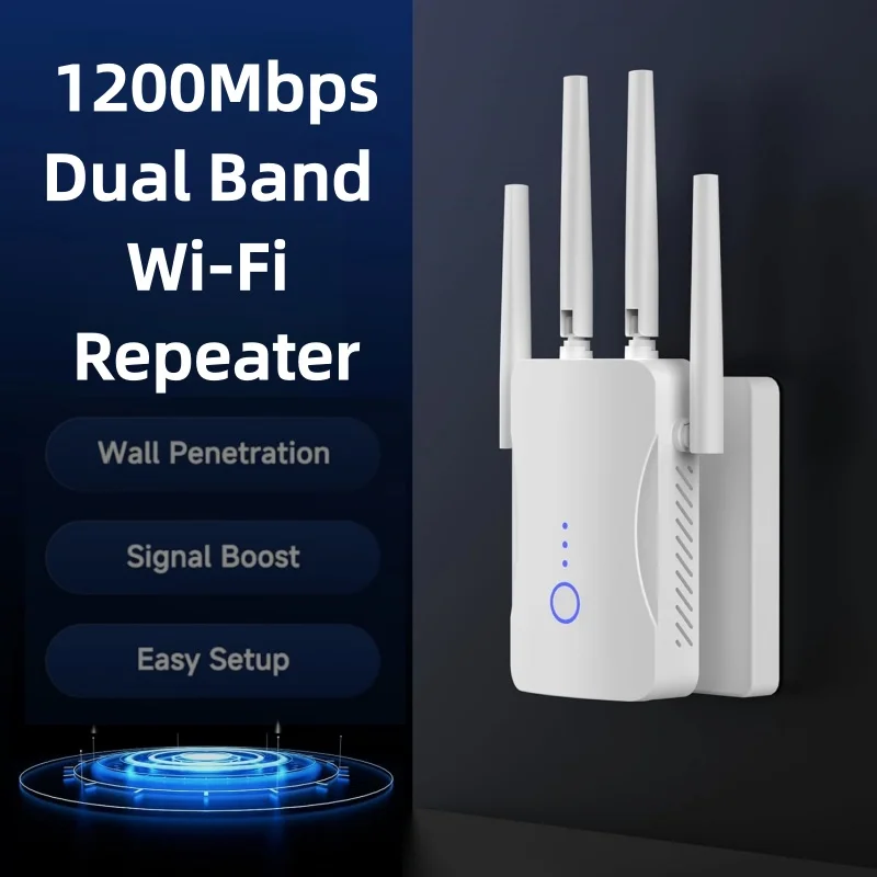 2.4G/5GHz Dual Band WiFi Repea - огляд і ціна Home Security Network