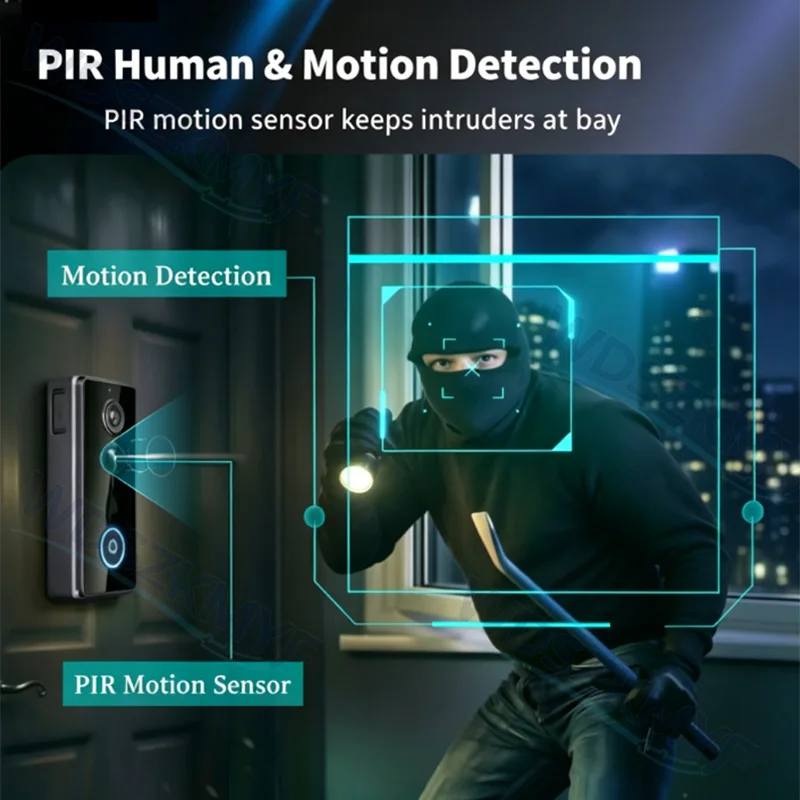 New Waterproof Wireless Doorbe - огляд і ціна Home Security Doorbell Camera