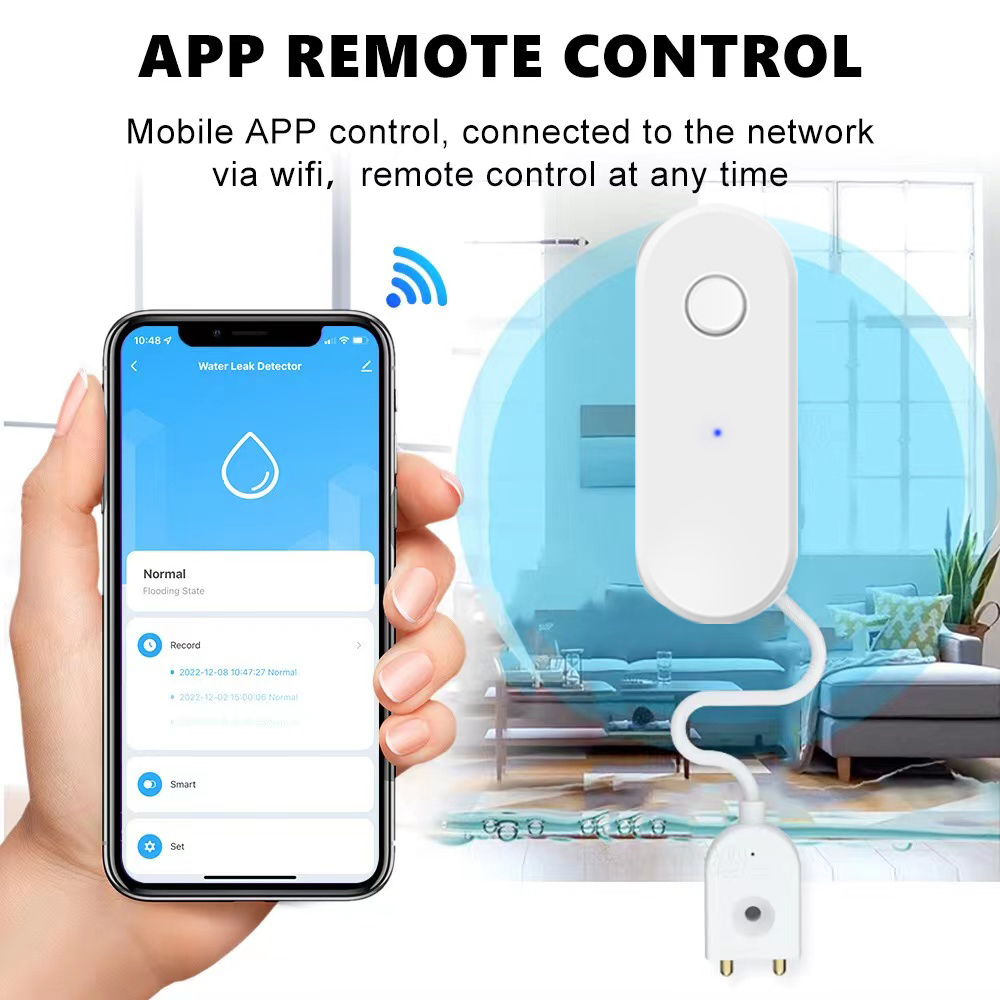 Tuya WiFi Smart Water Leak Sen - огляд і ціна Home Security Equipment