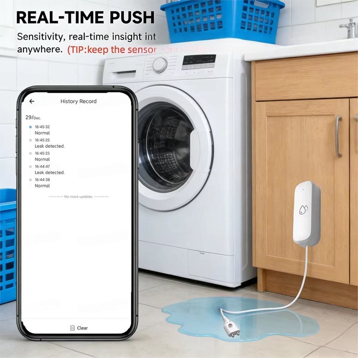 Compatible ZigBee Water Leak S - огляд і ціна Home Security Alarm