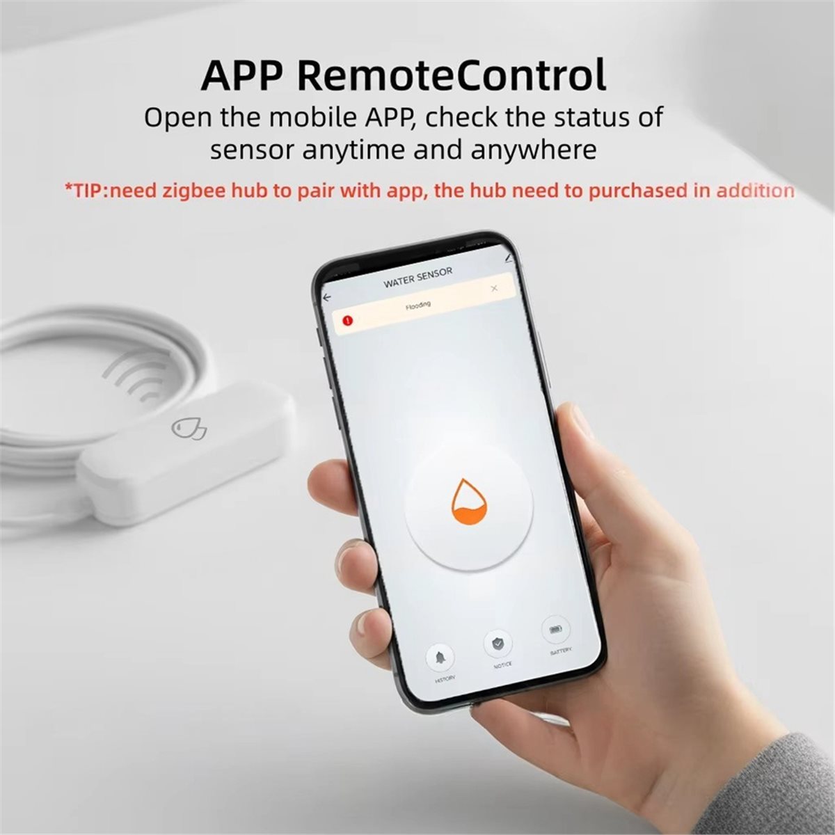 Compatible ZigBee Water Leak S - огляд і ціна Home Security Alarm
